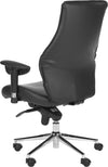 Safavieh Irving Desk Chair Black and Silver Furniture 
