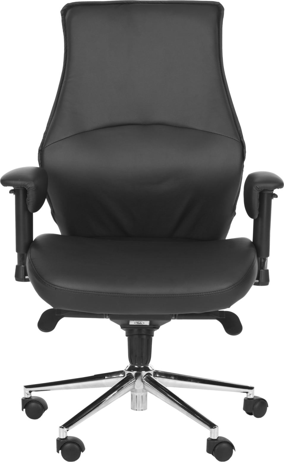 Safavieh Irving Desk Chair Black and Silver Furniture main image