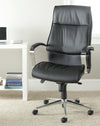 Safavieh Fernando Desk Chair Black and Silver Furniture  Feature