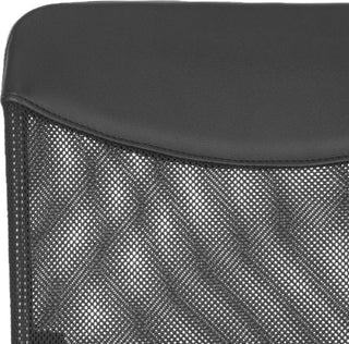 Safavieh Bernard Desk Chair Black and Silver Furniture 