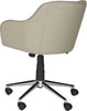 Safavieh Hilda Desk Chair Grey and Silver Furniture 