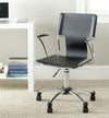 Safavieh Kyler Desk Chair Black and Silver Furniture  Feature