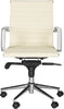 Safavieh Loreley Desk Chair White and Silver Furniture main image