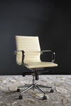 Safavieh Loreley Desk Chair White and Silver Furniture  Feature