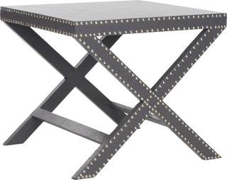 Safavieh Jeanine X End Table Grey Furniture 