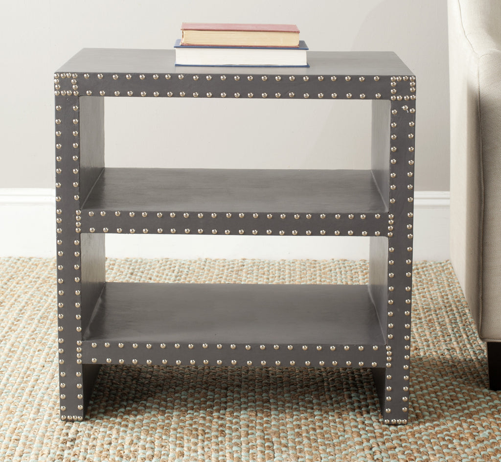Safavieh Lacey Two Tier Side Table Grey Furniture  Feature