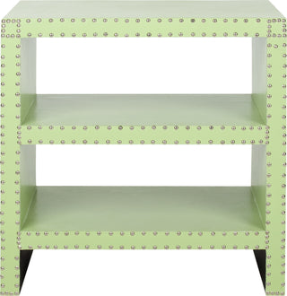 Safavieh Lacey Two Tier Side Table Light Green Furniture main image