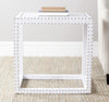 Safavieh Lena End Table White Crocodile Furniture  Feature