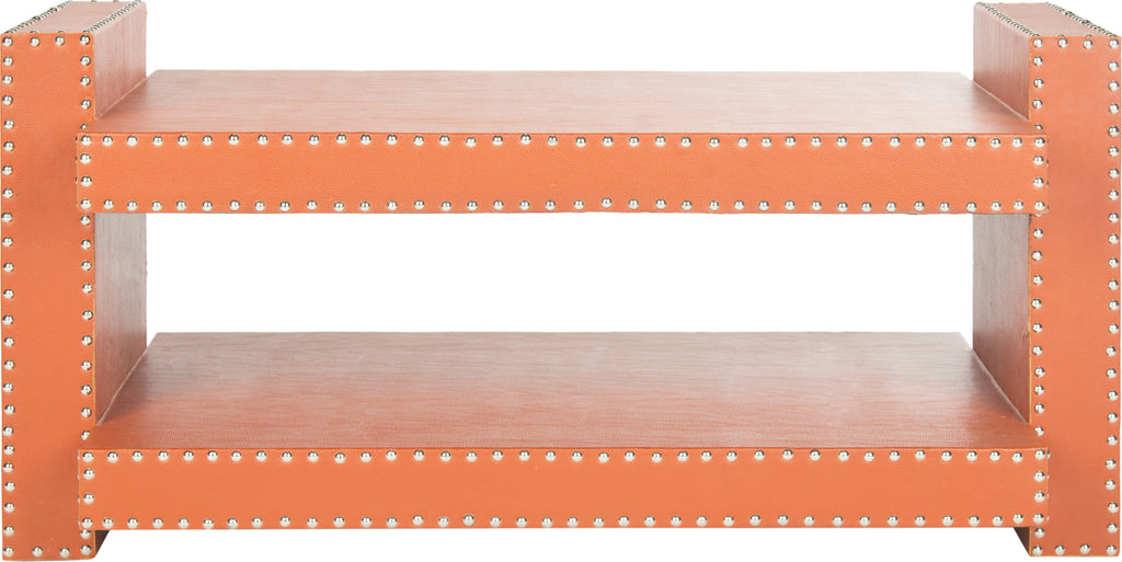 Safavieh Garson Accent Table Orange Furniture main image