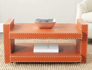 Safavieh Garson Accent Table Orange Furniture  Feature