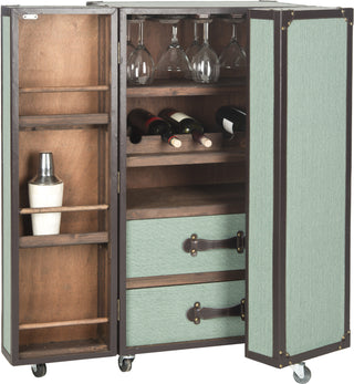 Safavieh Grayson Bar Cabinet Sage Furniture 