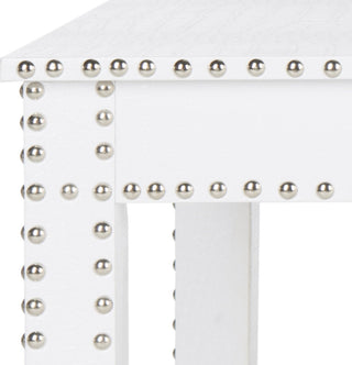 Safavieh Crispis Coffee Table White Crocodile Furniture 