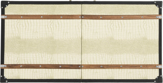 Safavieh Zoe Coffee Table Storage Trunk With Wine Rack Cream Furniture 