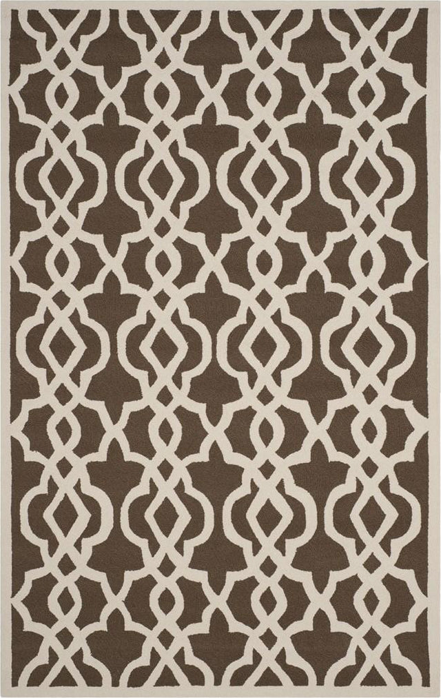 Safavieh Four Seasons Chloe Outdoor Mocha/Ivory Area Rug main image