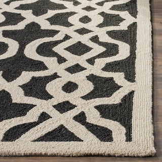 Safavieh Four Seasons Chloe Outdoor Anthracite/Ivory Area Rug Detail