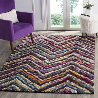 Safavieh Fiesta Shag FSG363M Multi Area Rug  Feature