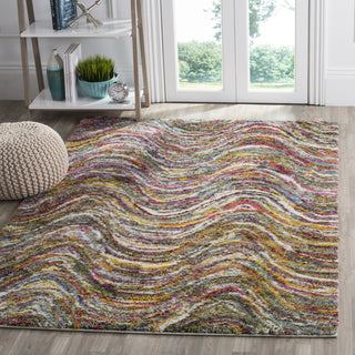 Safavieh Fiesta Shag FSG386M Multi Area Rug  Feature