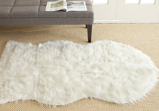 Safavieh Faux Sheep Skin FSS115A Ivory Area Rug 