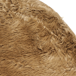 Safavieh Faux Sheep Skin FSS115E Camel Area Rug 