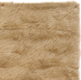 Safavieh Faux Sheep Skin FSS115E Camel Area Rug 