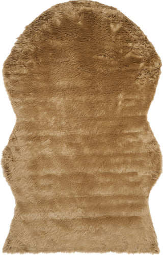 Safavieh Faux Sheep Skin FSS115E Camel Area Rug main image