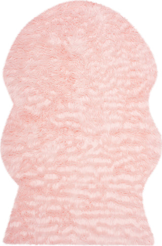 Safavieh Faux Sheep Skin FSS115G Pink Area Rug 