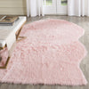 Safavieh Faux Sheep Skin FSS115G Pink Area Rug  Feature