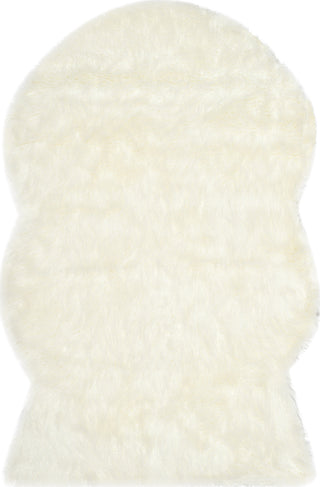 Safavieh Faux Sheep Skin FSS117A Ivory Area Rug 