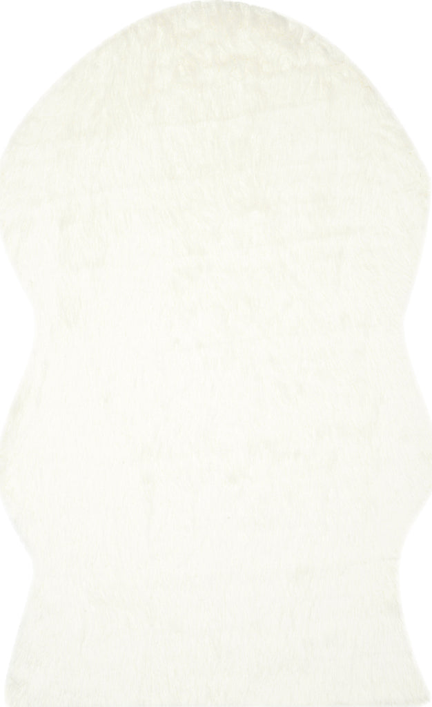Safavieh Faux Sheep Skin FSS117A Ivory Area Rug main image