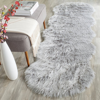 Safavieh Faux Sheep Skin FSS118A Light Grey Area Rug  Feature