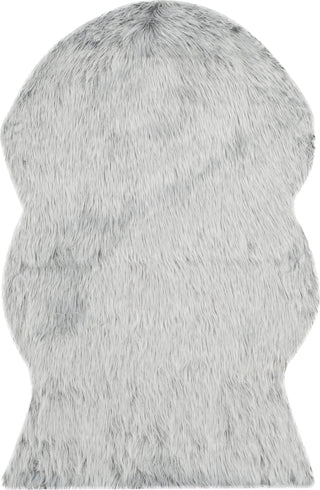 Safavieh Faux Sheep Skin FSS118A Light Grey Area Rug 