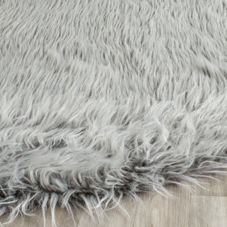 Safavieh Faux Sheep Skin FSS118A Light Grey Area Rug 