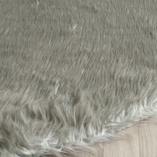 Safavieh Faux Sheep Skin FSS118B Dark Grey Area Rug 