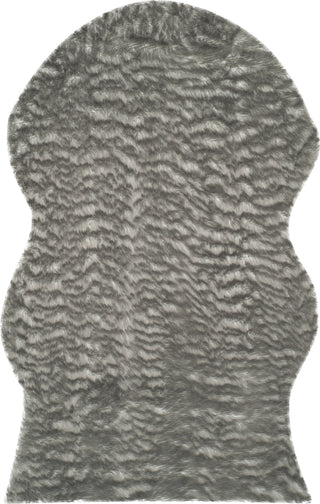 Safavieh Faux Sheep Skin FSS118B Dark Grey Area Rug main image