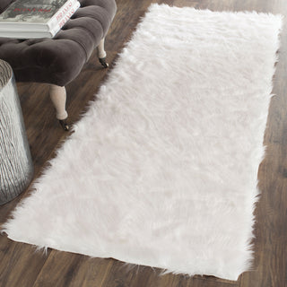 Safavieh Faux Sheep Skin FSS235A Ivory Area Rug 