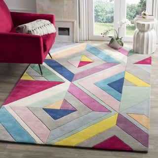 Safavieh Fifth Avenue 112 Grey/Multi Area Rug Room Scene Feature