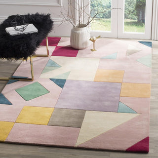 Safavieh Fifth Avenue 118 Pink/Multi Area Rug Room Scene Feature