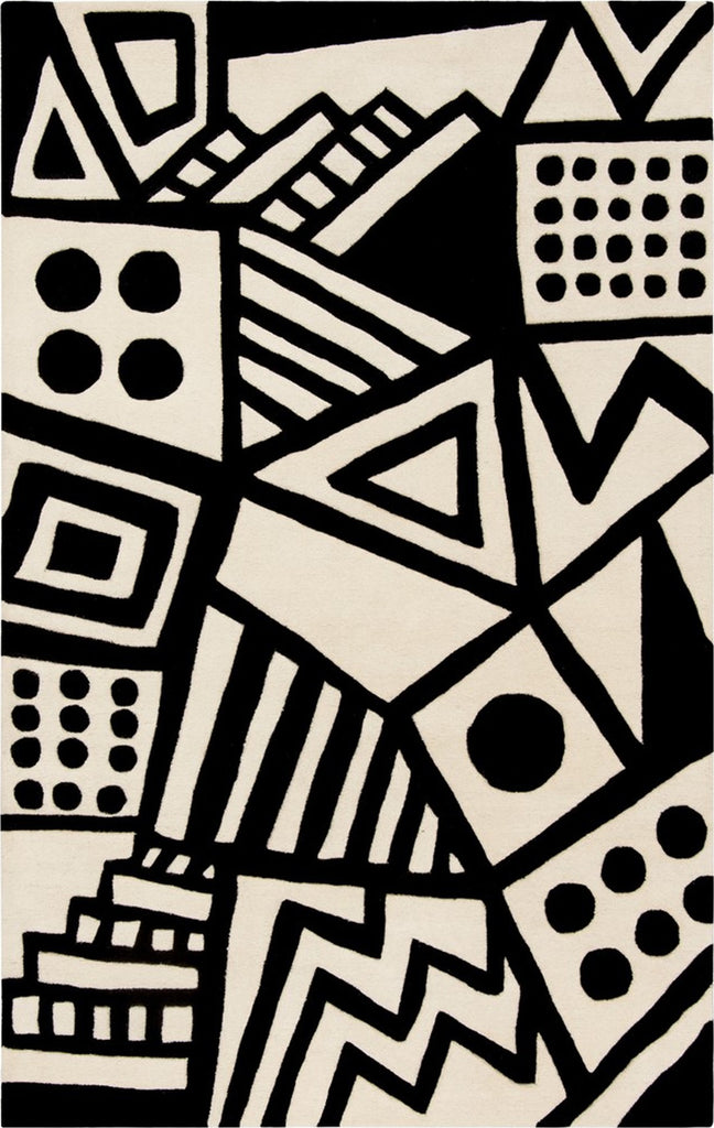 Safavieh Fifth Avenue 124 Ivory/Black Area Rug main image