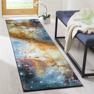 Safavieh Galaxy GAL109D Orange/Multi Area Rug  Feature