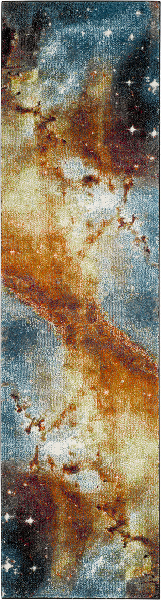 Safavieh Galaxy GAL109D Orange/Multi Area Rug 