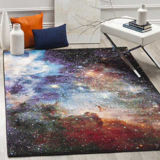 Safavieh Galaxy GAL109P Purple/Multi Area Rug  Feature