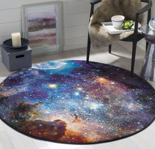 Safavieh Galaxy GAL109P Purple/Multi Area Rug 