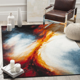 Safavieh Galaxy GAL112D Orange/Multi Area Rug 