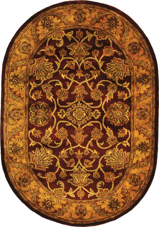 Safavieh Golden Jaipur Gj250 Burgundy/Gold Area Rug 