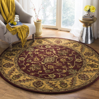 Safavieh Golden Jaipur Gj250 Burgundy/Gold Area Rug Room Scene