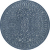 Safavieh Glamour 516 Grey/Blue Area Rug Round