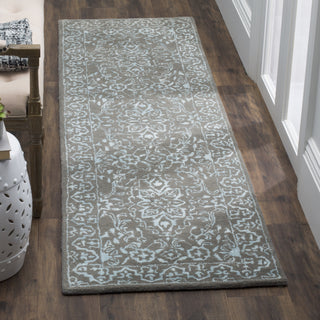 Safavieh Glamour 516 Blue/Dark Grey Area Rug Room Scene