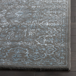 Safavieh Glamour 516 Blue/Dark Grey Area Rug Detail