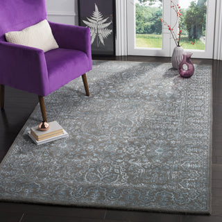 Safavieh Glamour 516 Blue/Dark Grey Area Rug Room Scene Feature