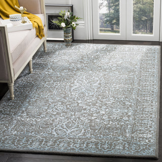 Safavieh Glamour 516 Blue/Dark Grey Area Rug 